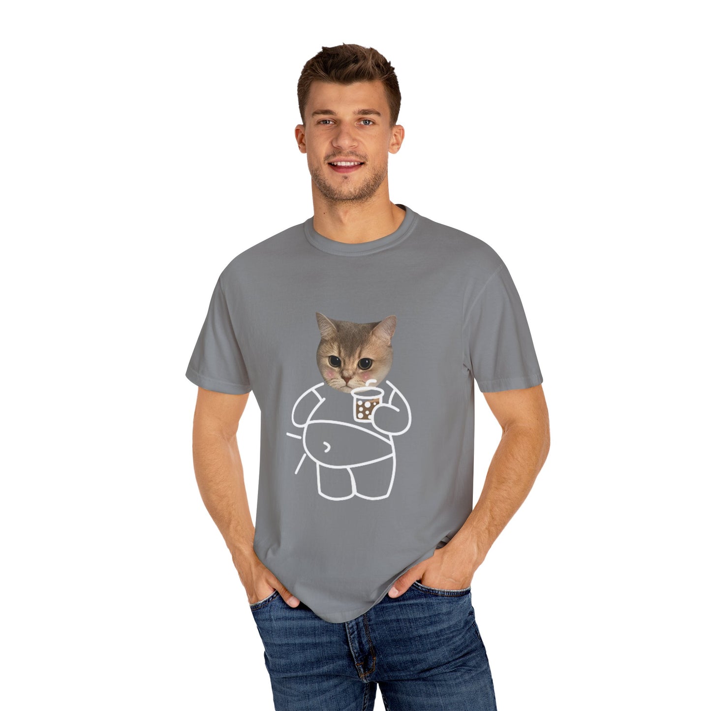 Cartoon Cute Cat Unisex T-Shirt