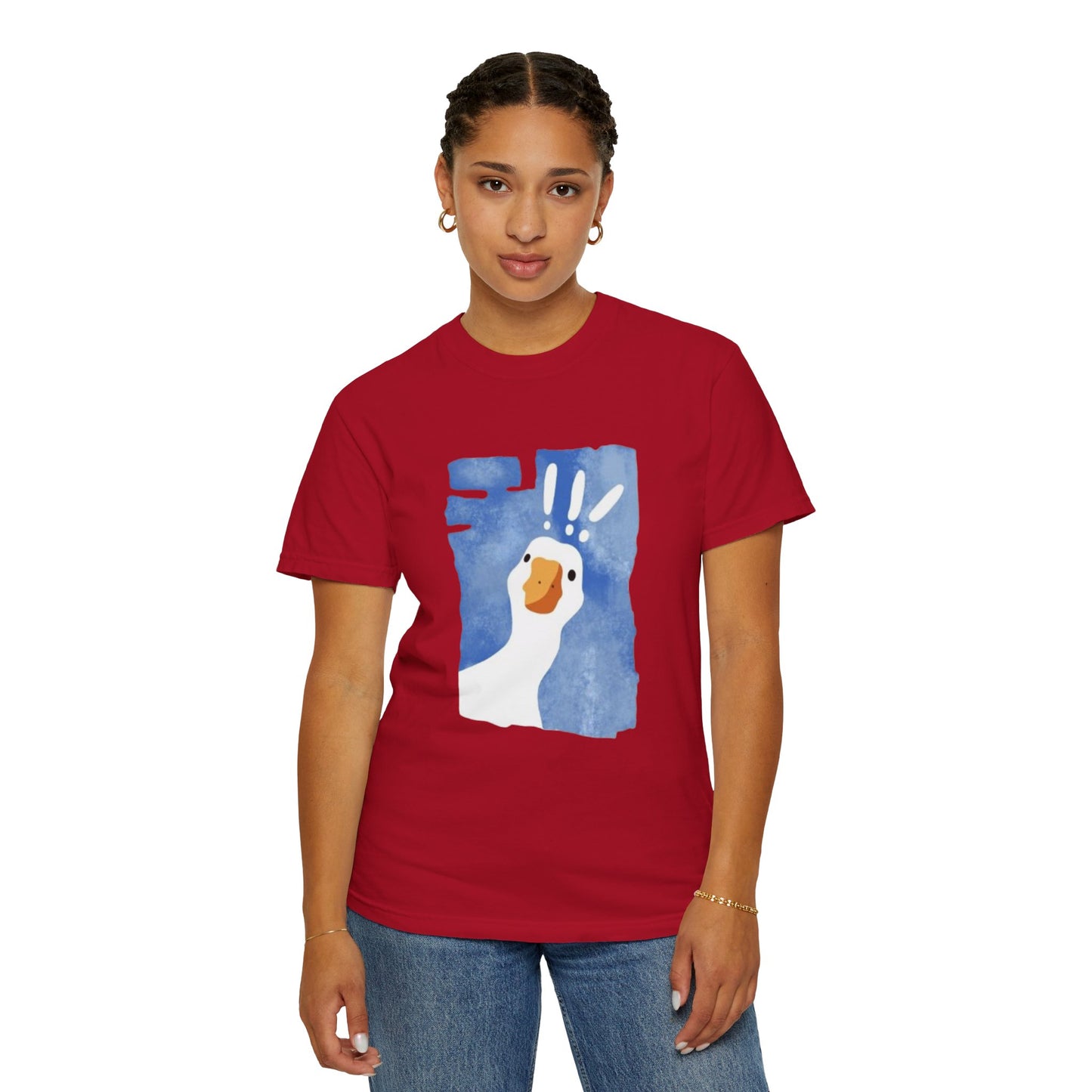 Cartoon Whimsical Goose T-Shirt