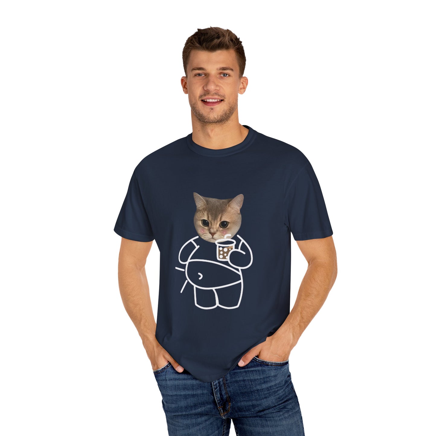 Cartoon Cute Cat Unisex T-Shirt