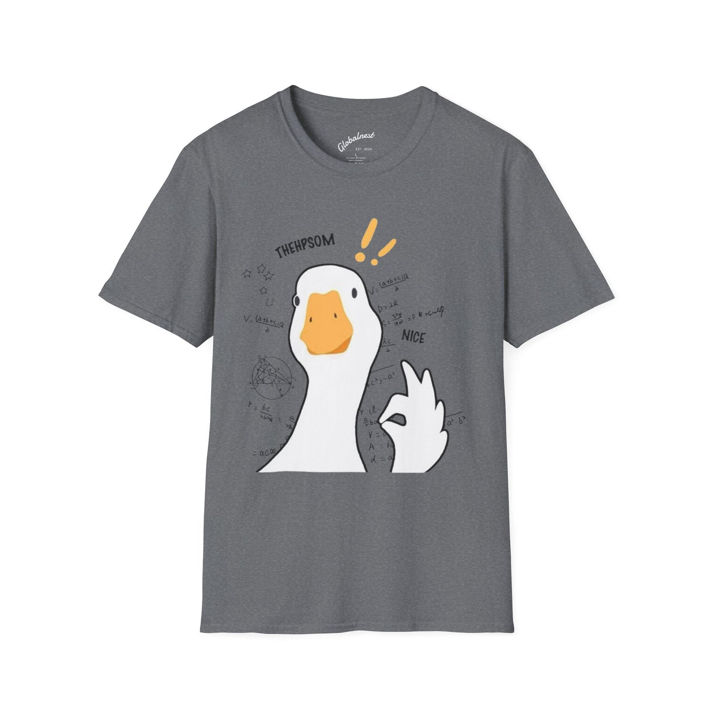 Cartoon Quirky Goose Unisex T-Shirt