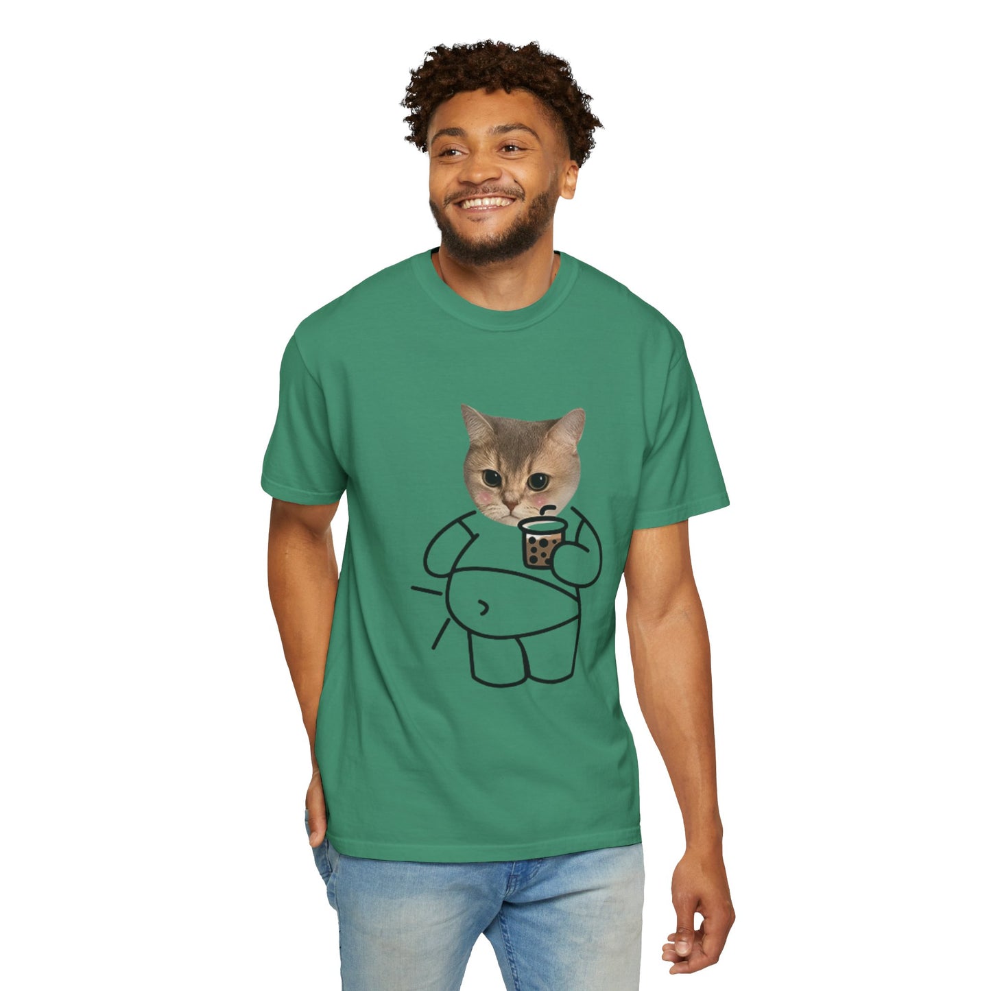 Cartoon Cute Cat Unisex T-Shirt