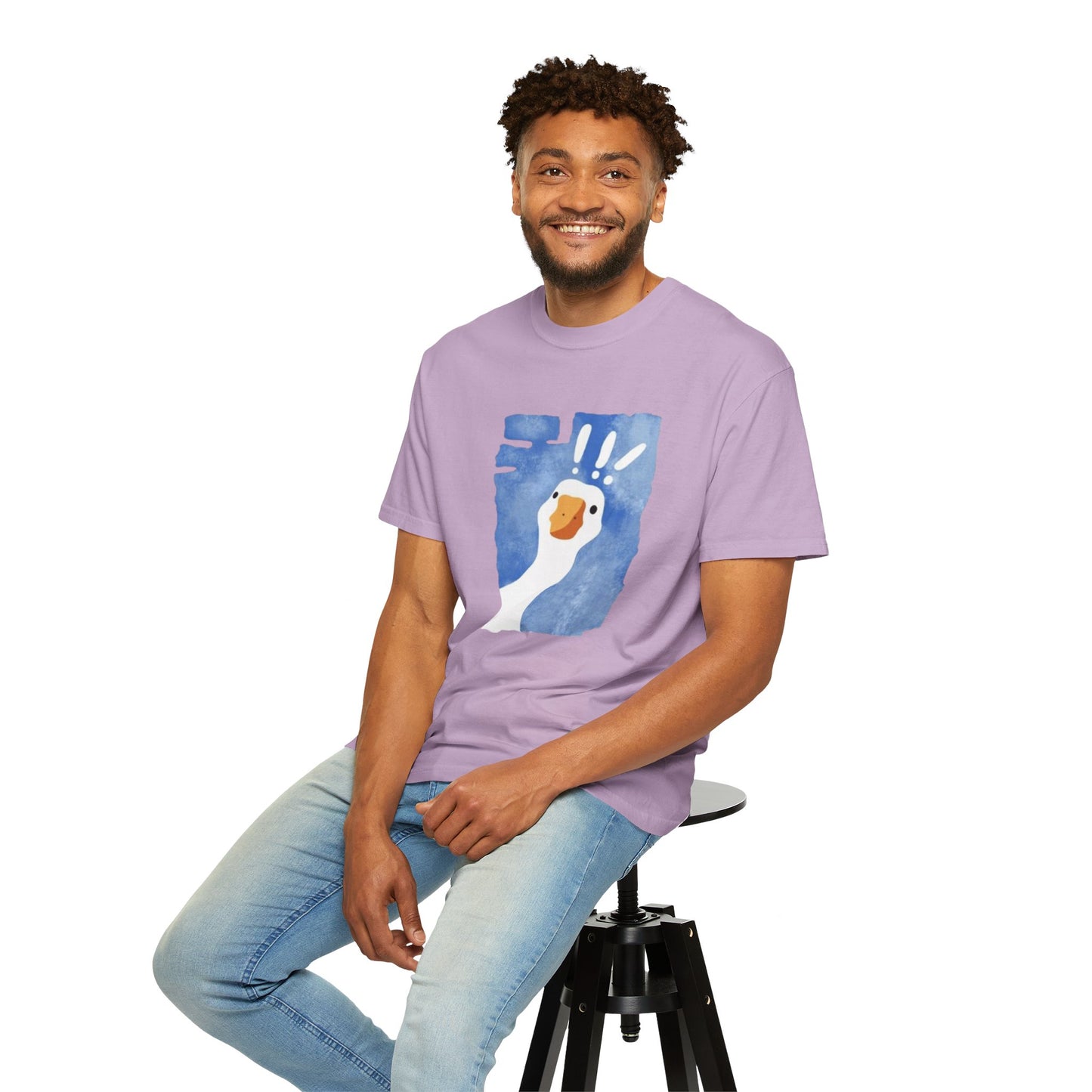Cartoon Whimsical Goose T-Shirt