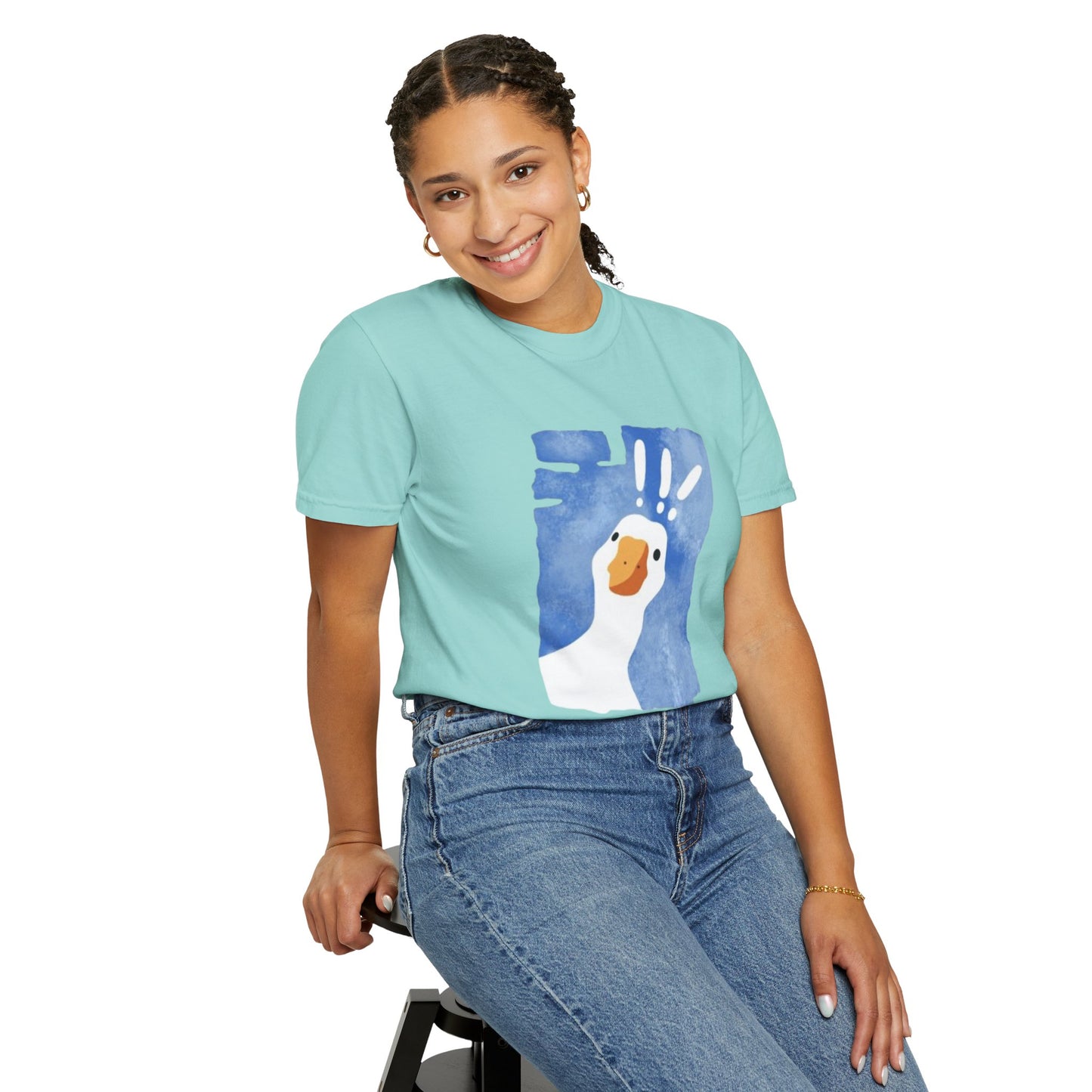 Cartoon Whimsical Goose T-Shirt