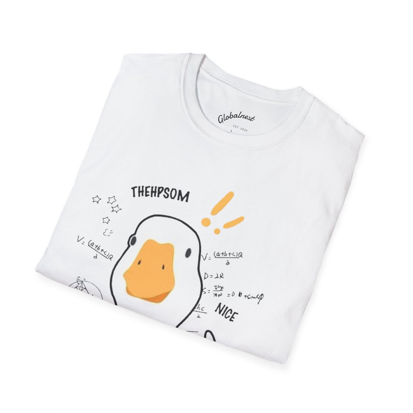 Cartoon Quirky Goose Unisex T-Shirt
