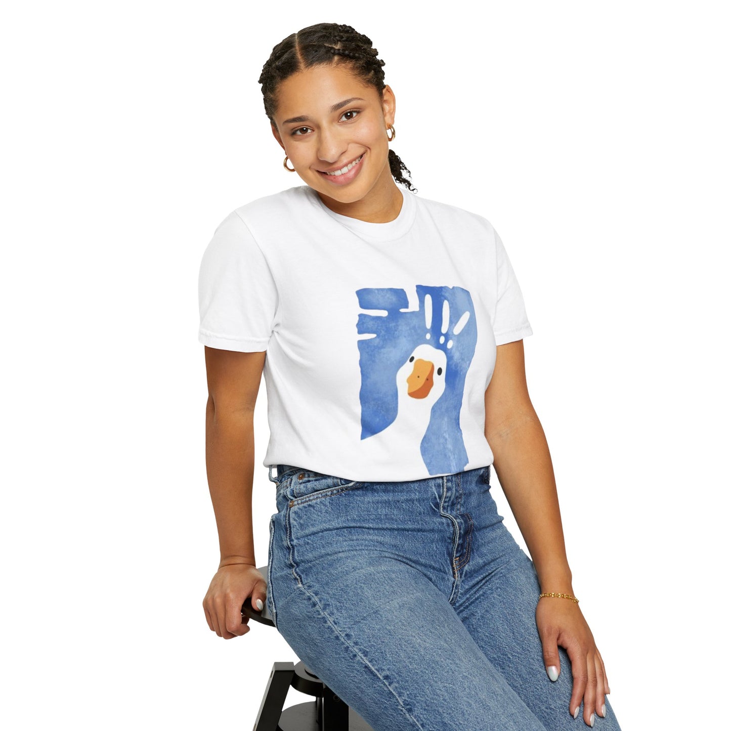Cartoon Whimsical Goose T-Shirt