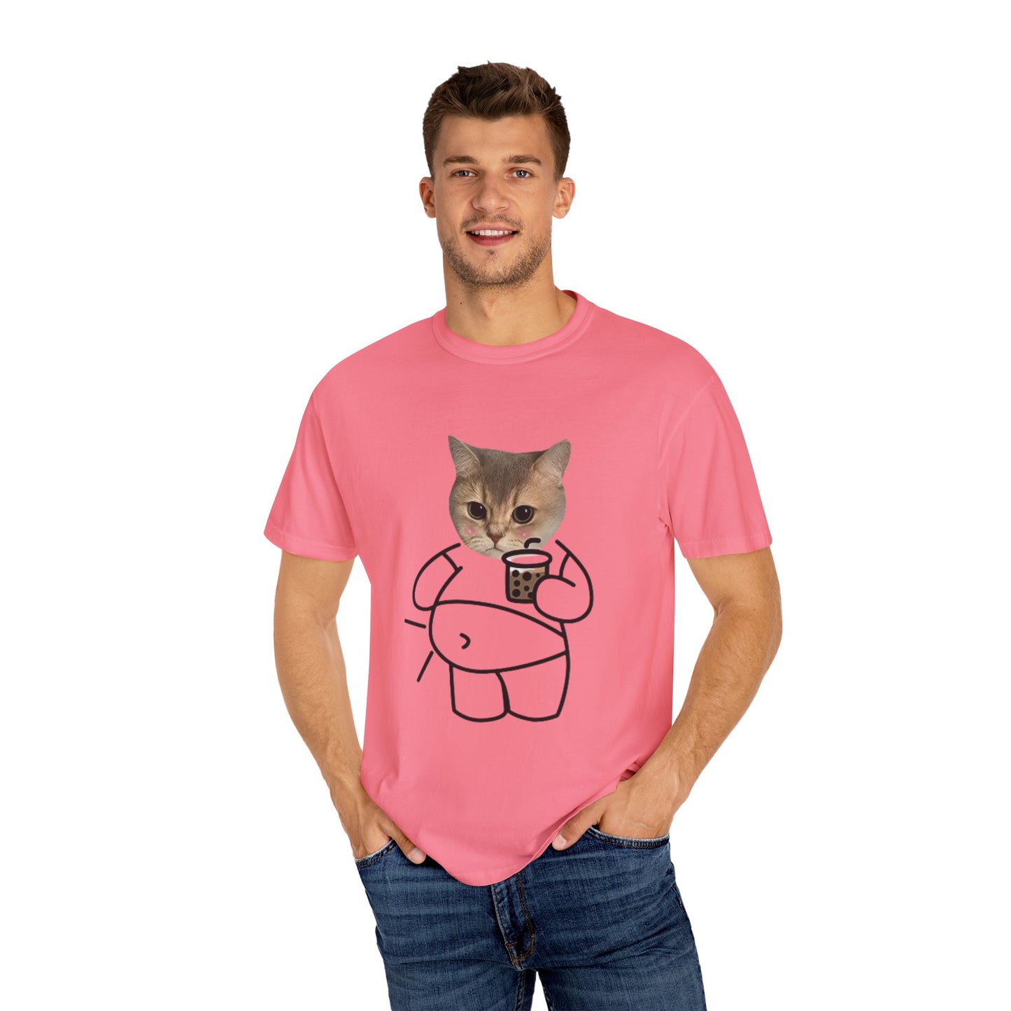 Cartoon Cute Cat Unisex T-Shirt