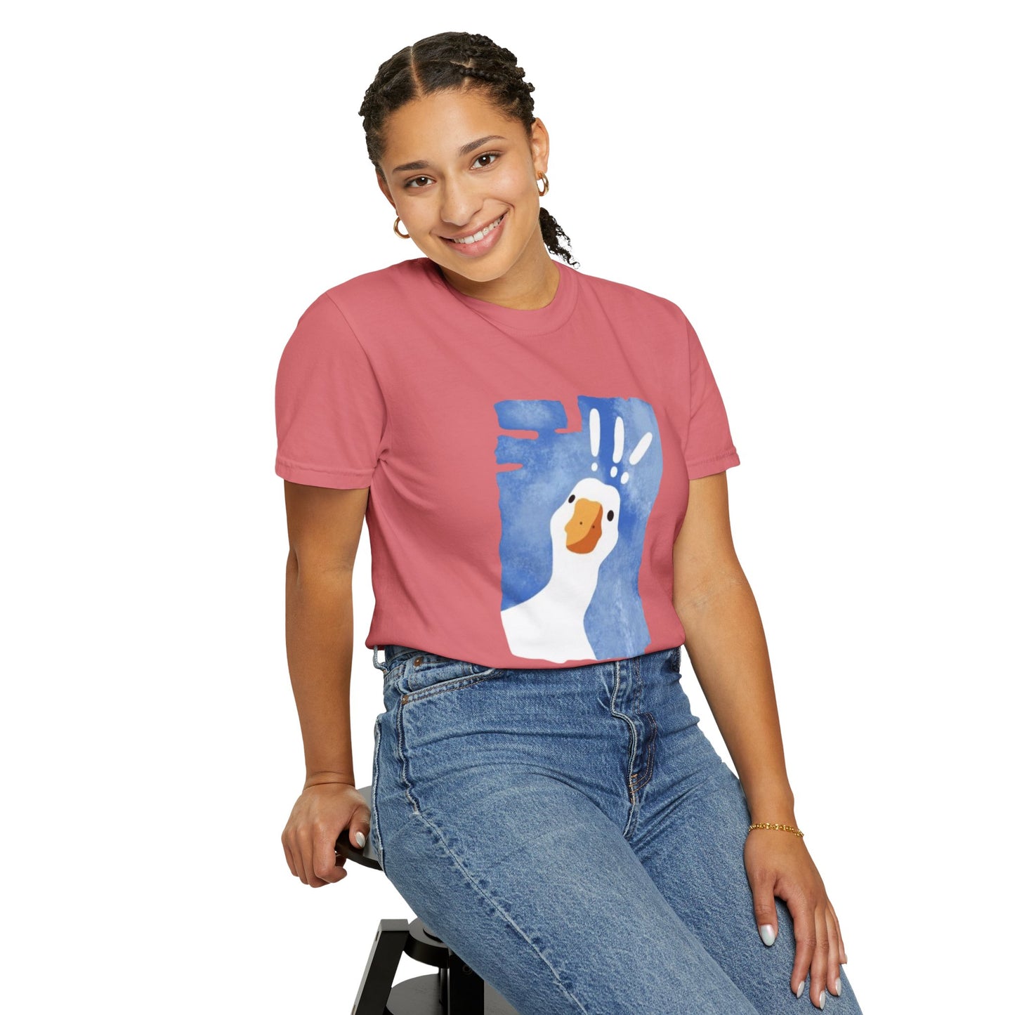 Cartoon Whimsical Goose T-Shirt