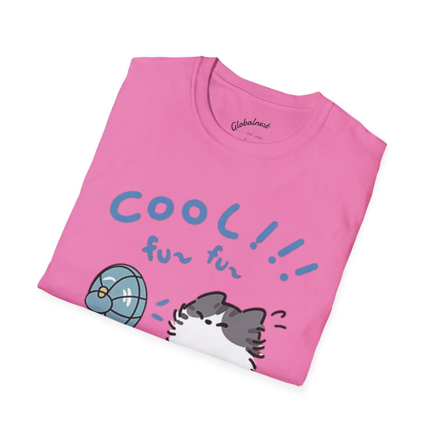Cartoon Cool Cat Unisex T-Shirt