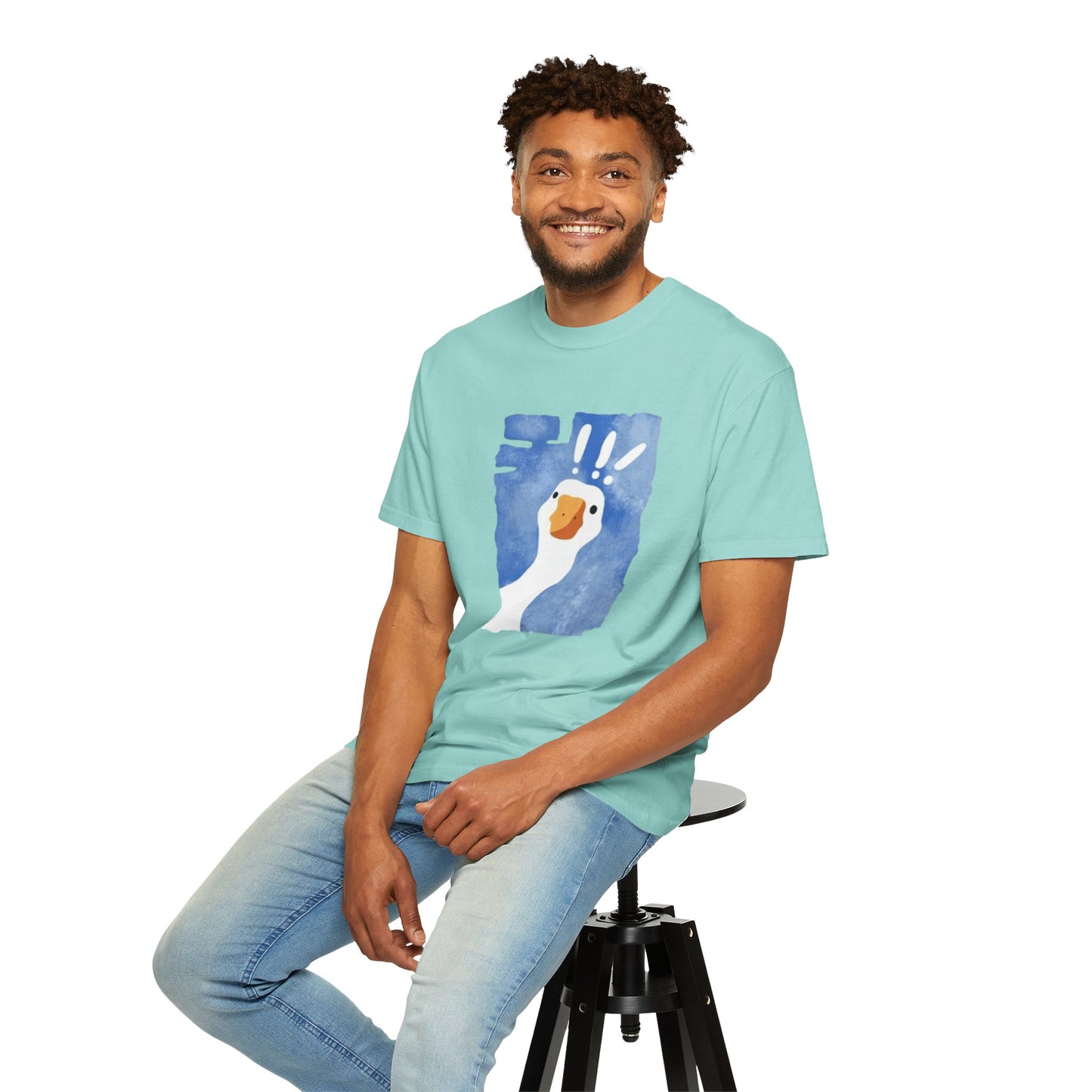 Cartoon Whimsical Goose T-Shirt
