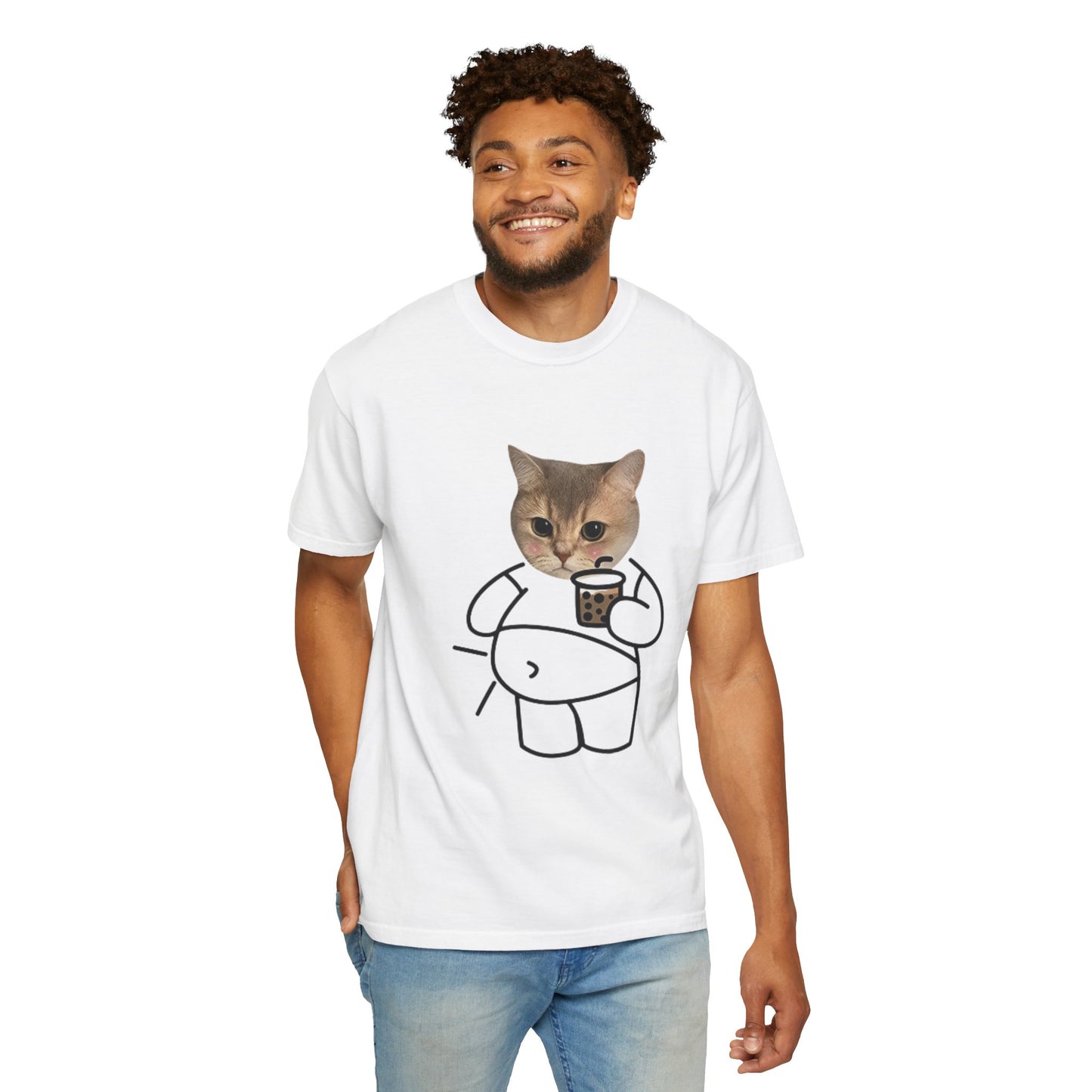 Cartoon Cute Cat Unisex T-Shirt