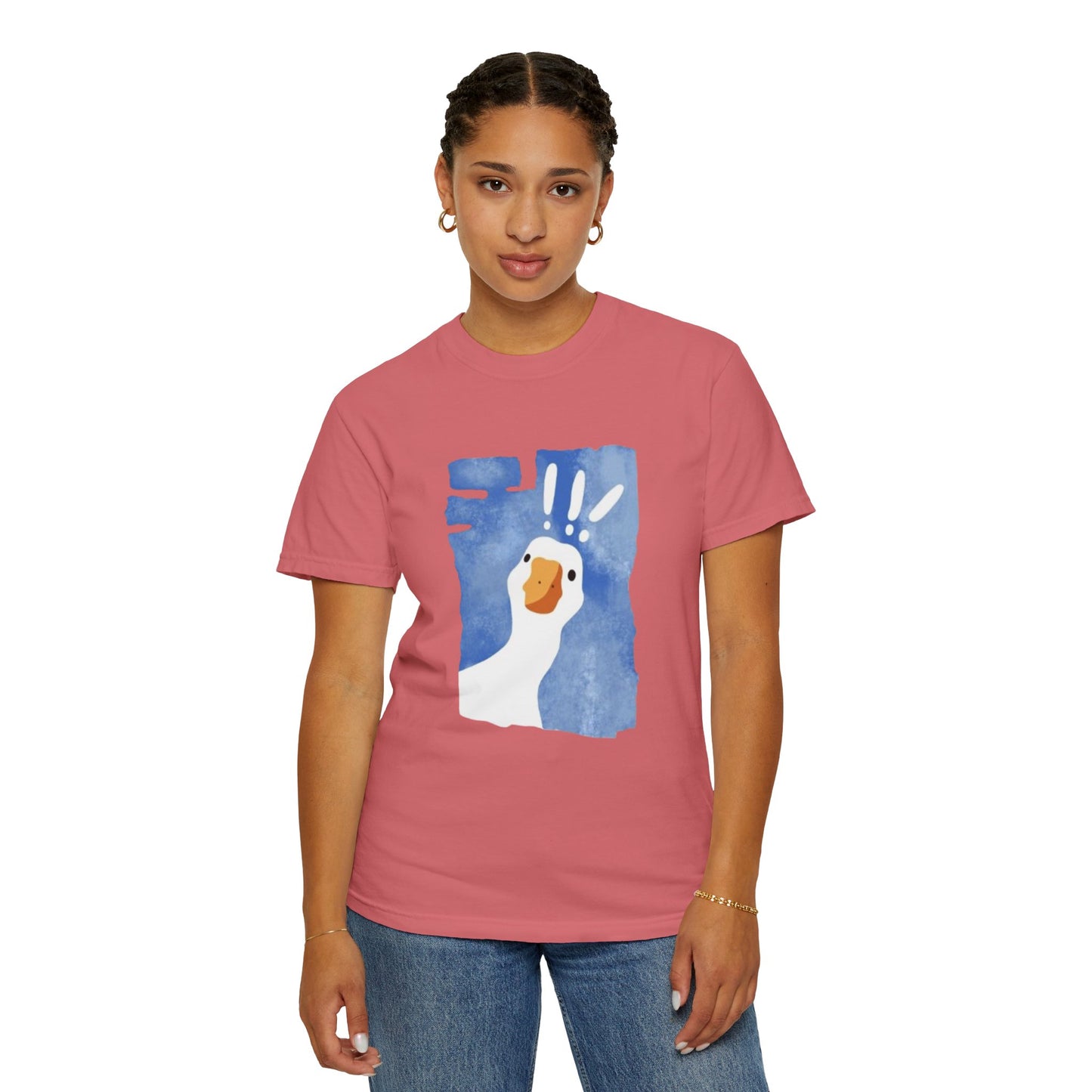 Cartoon Whimsical Goose T-Shirt