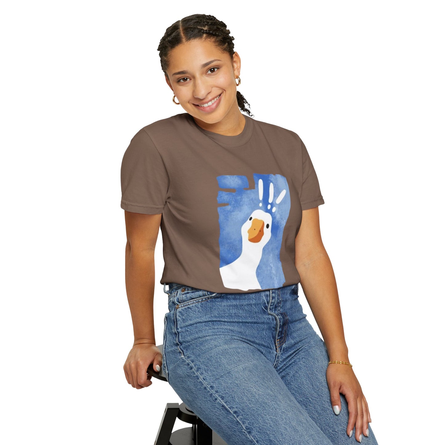 Cartoon Whimsical Goose T-Shirt