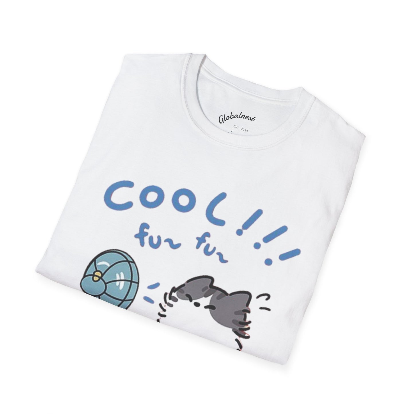 Cartoon Cool Cat Unisex T-Shirt