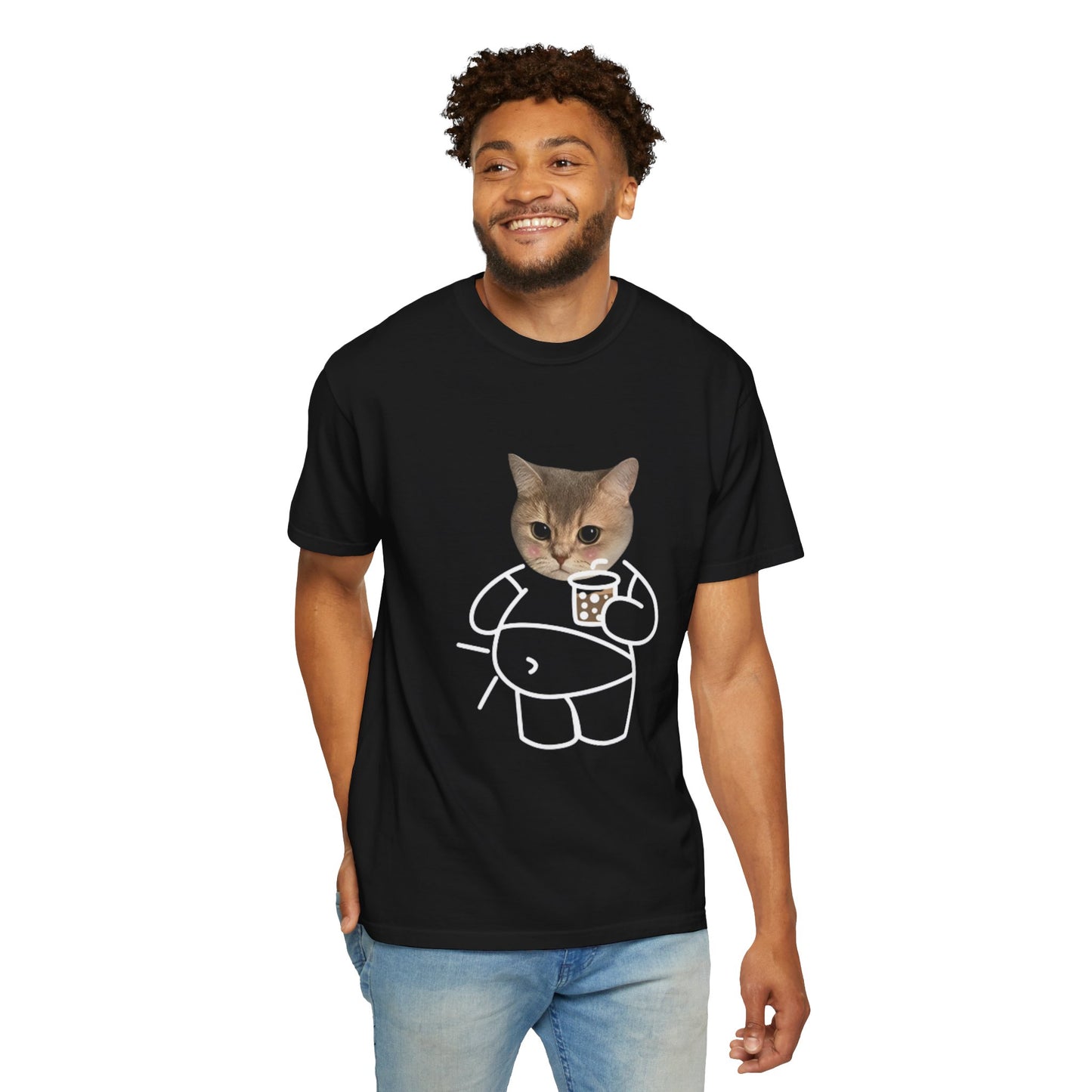 Cartoon Cute Cat Unisex T-Shirt