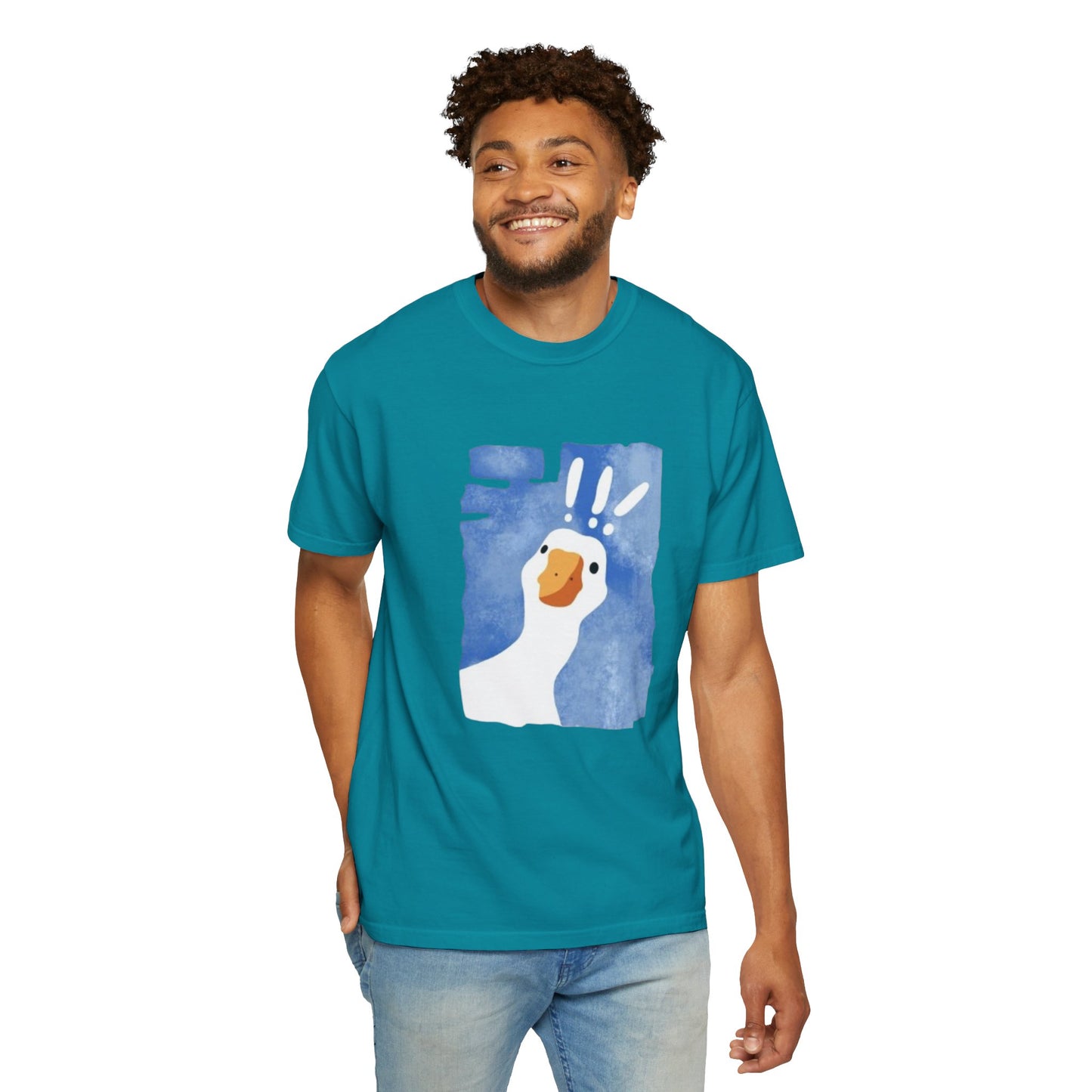 Cartoon Whimsical Goose T-Shirt