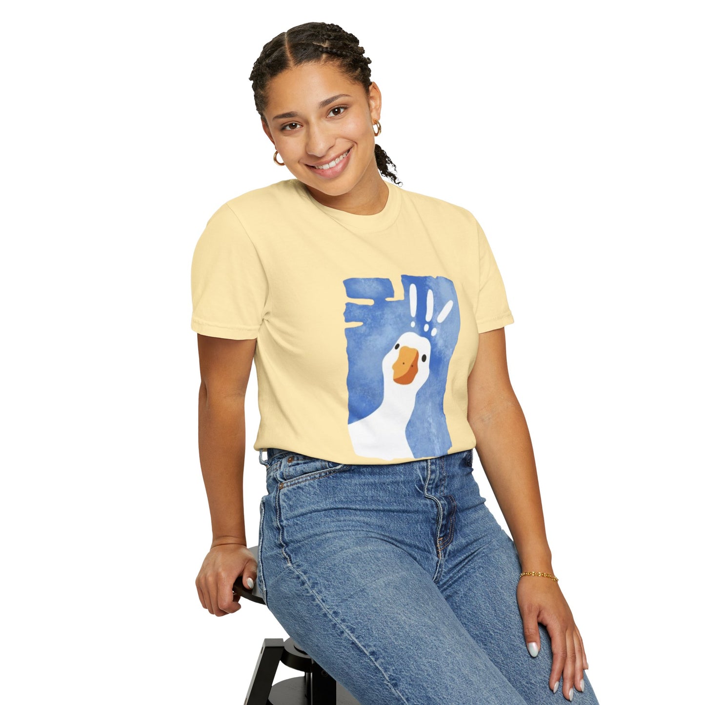 Cartoon Whimsical Goose T-Shirt