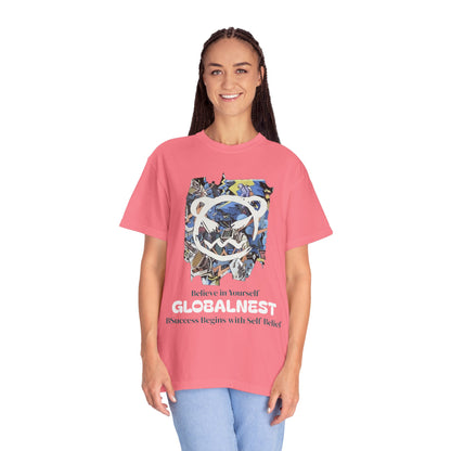 Cartoon Motivational Graphic T-shirt