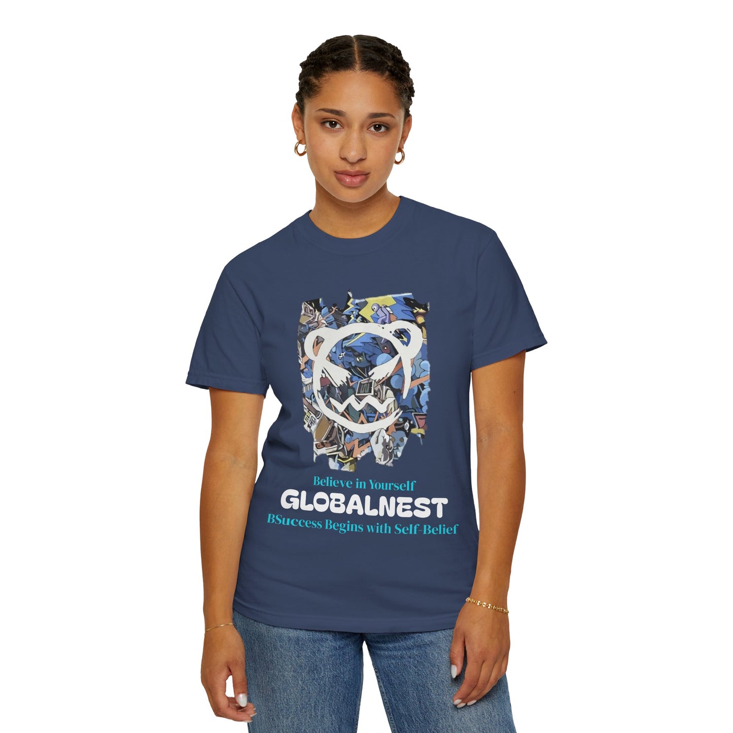 Cartoon Motivational Graphic T-shirt