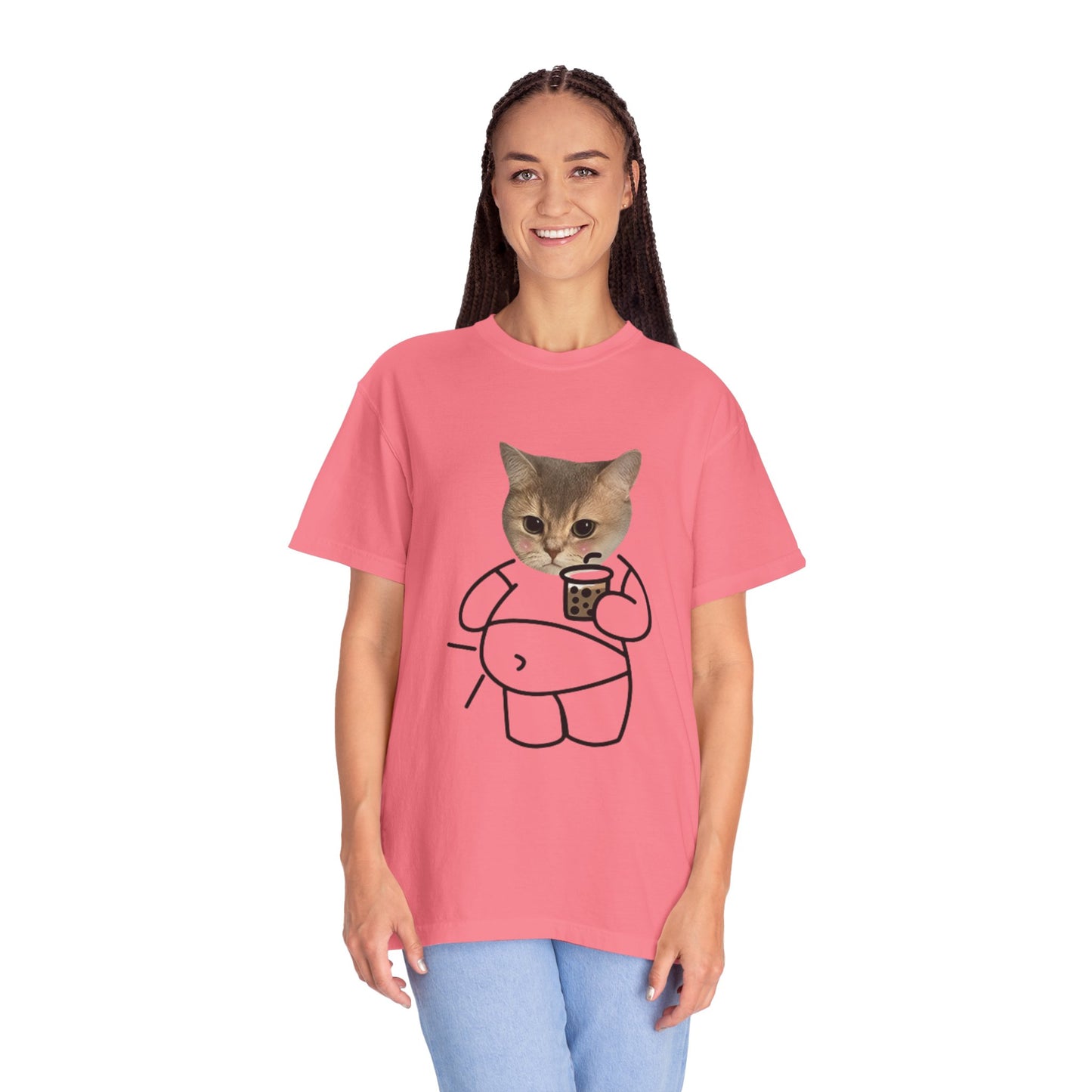 Cartoon Cute Cat Unisex T-Shirt