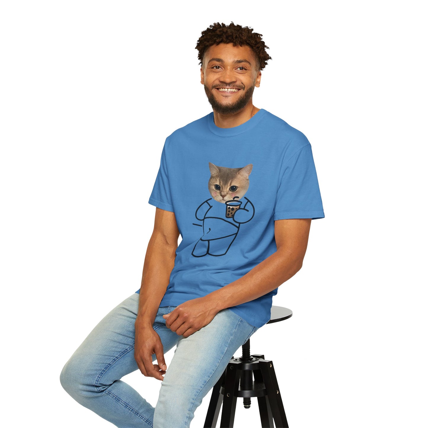 Cartoon Cute Cat Unisex T-Shirt