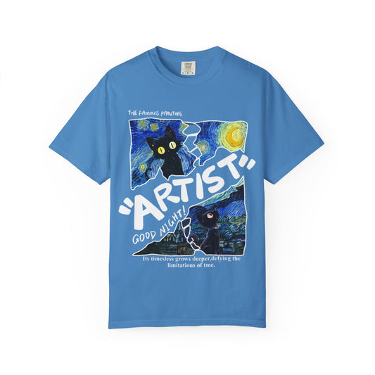 Cartoon Artist Good Night Unisex T-Shirt