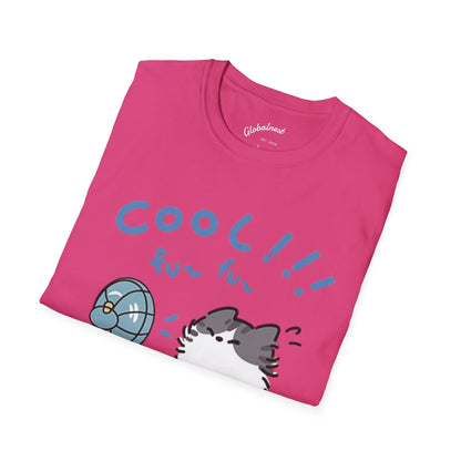 Cartoon Cool Cat Unisex T-Shirt