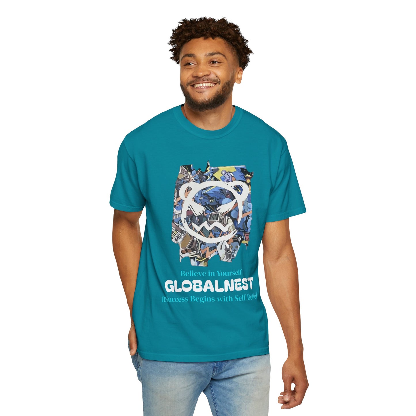 Cartoon Motivational Graphic T-shirt