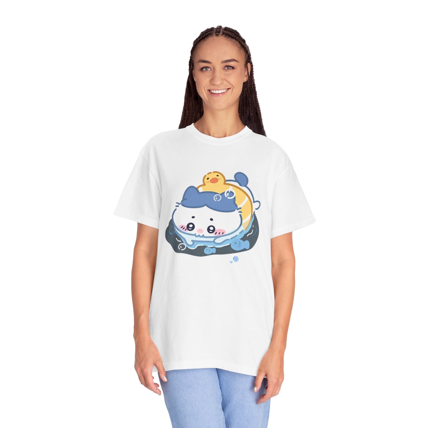 Cartoon Cute Meow Unisex T-Shirt