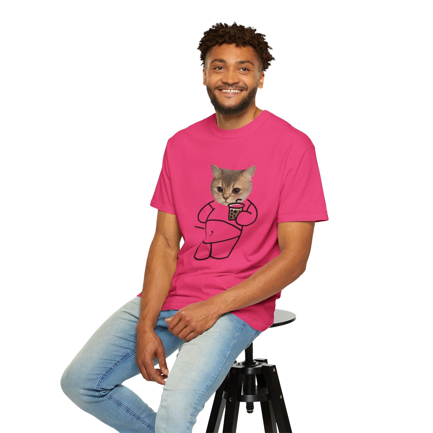 Cartoon Cute Cat Unisex T-Shirt