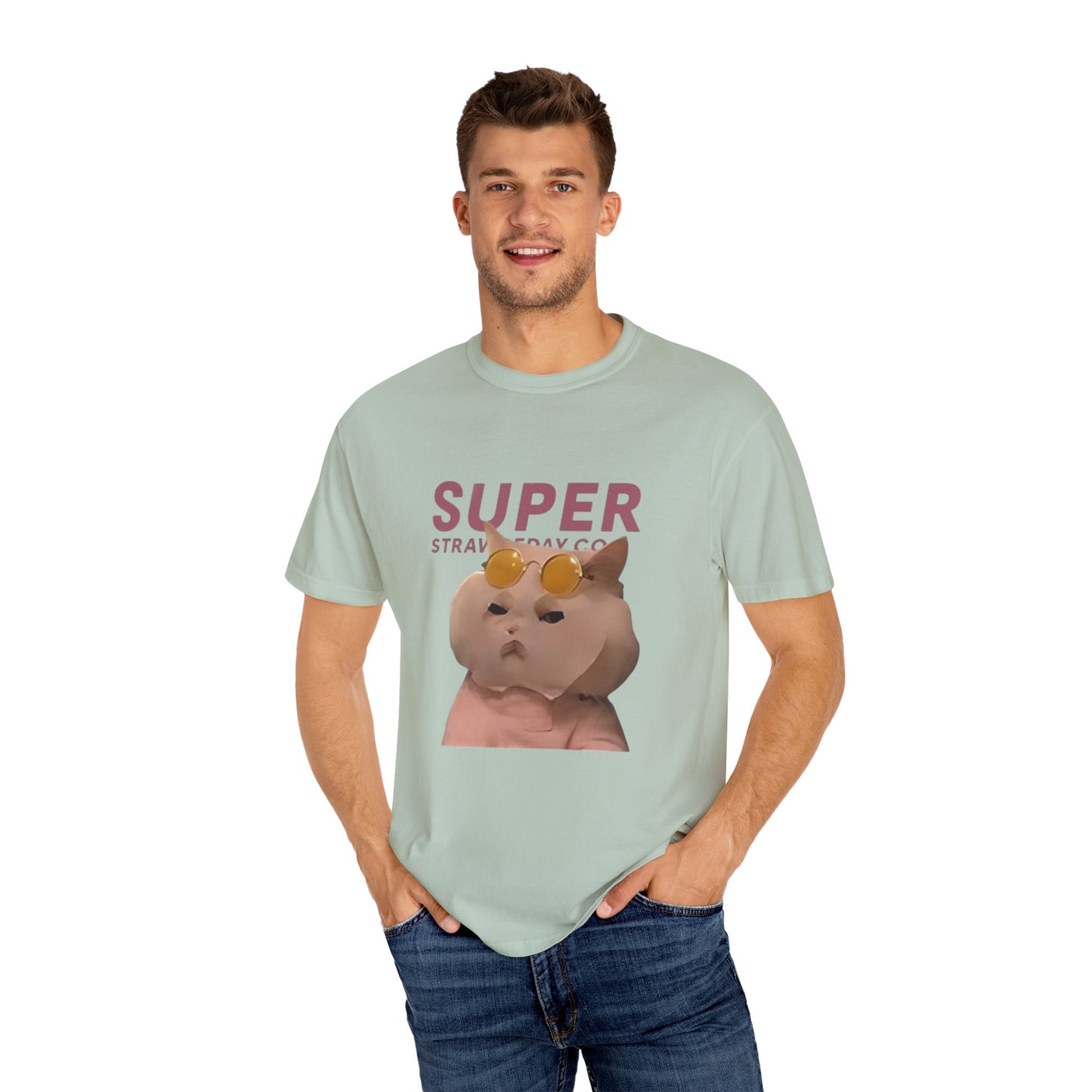 Cartoon Funny Meow Unisex T-Shirt