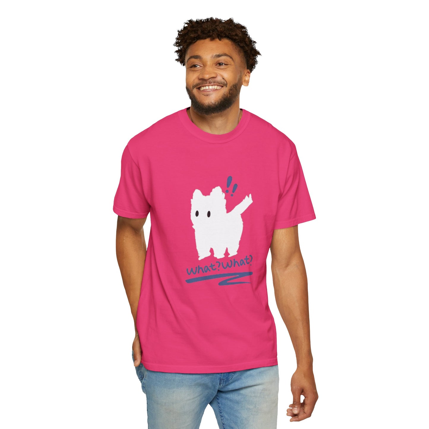 What What Kitten Cartoon T-Shirt