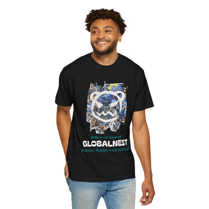 Cartoon Motivational Graphic T-shirt