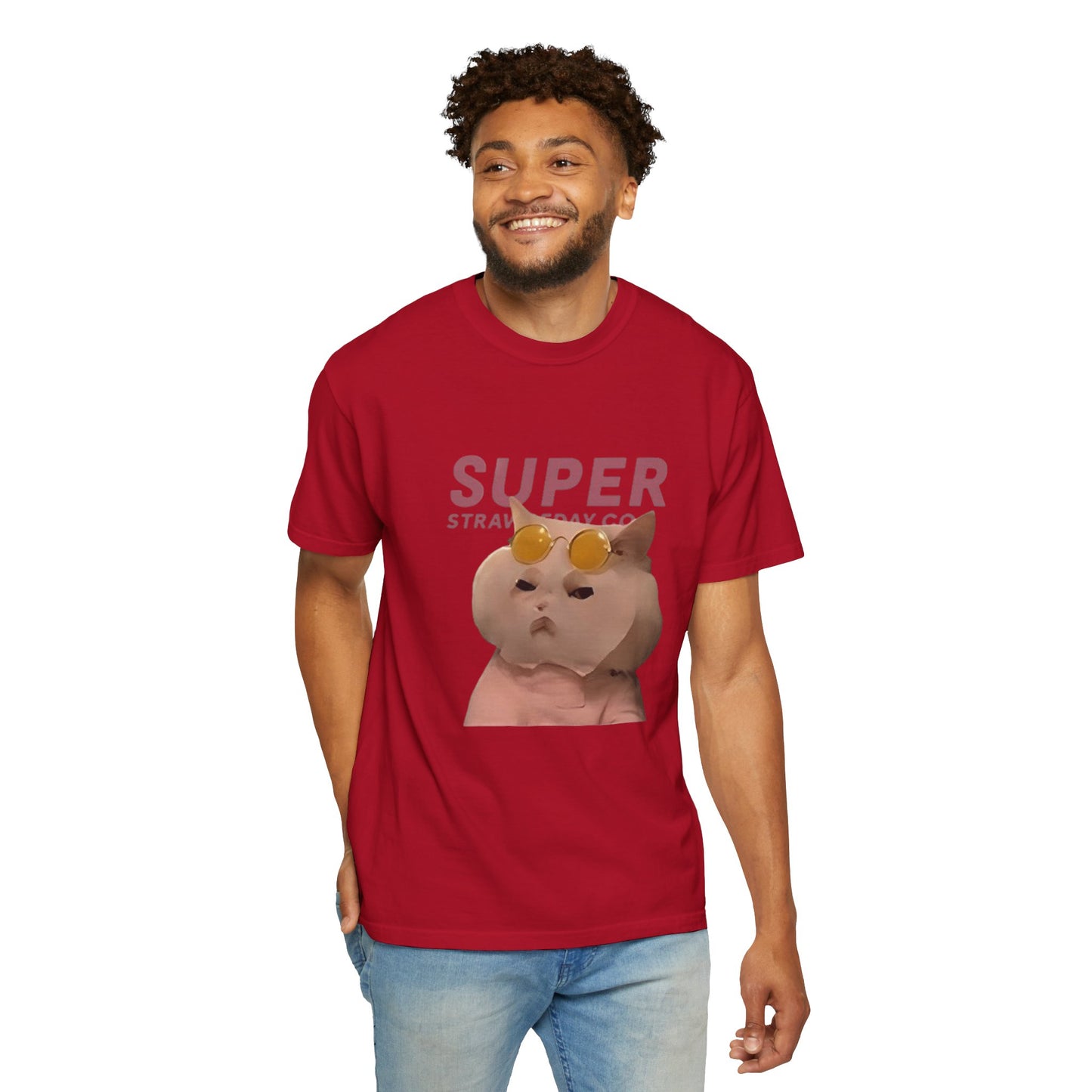 Cartoon Funny Meow Unisex T-Shirt
