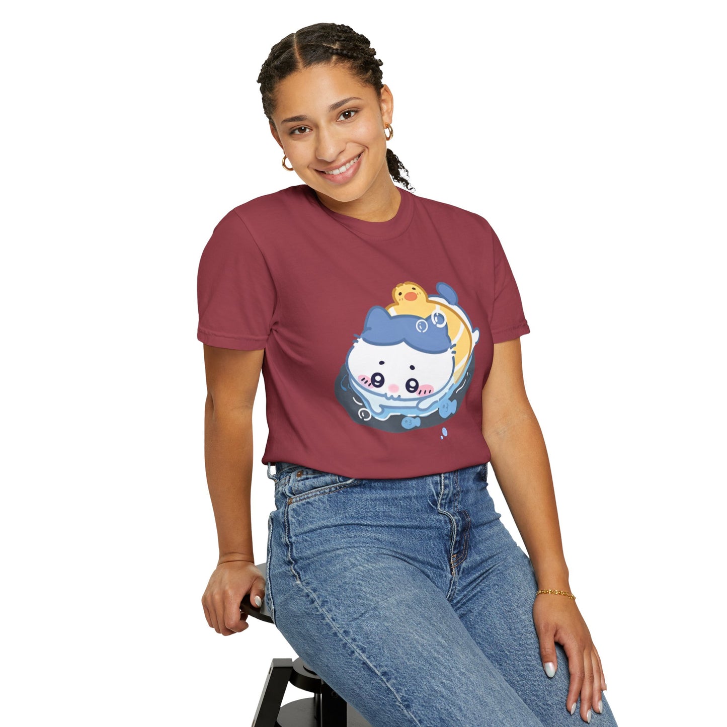Cartoon Cute Meow Unisex T-Shirt