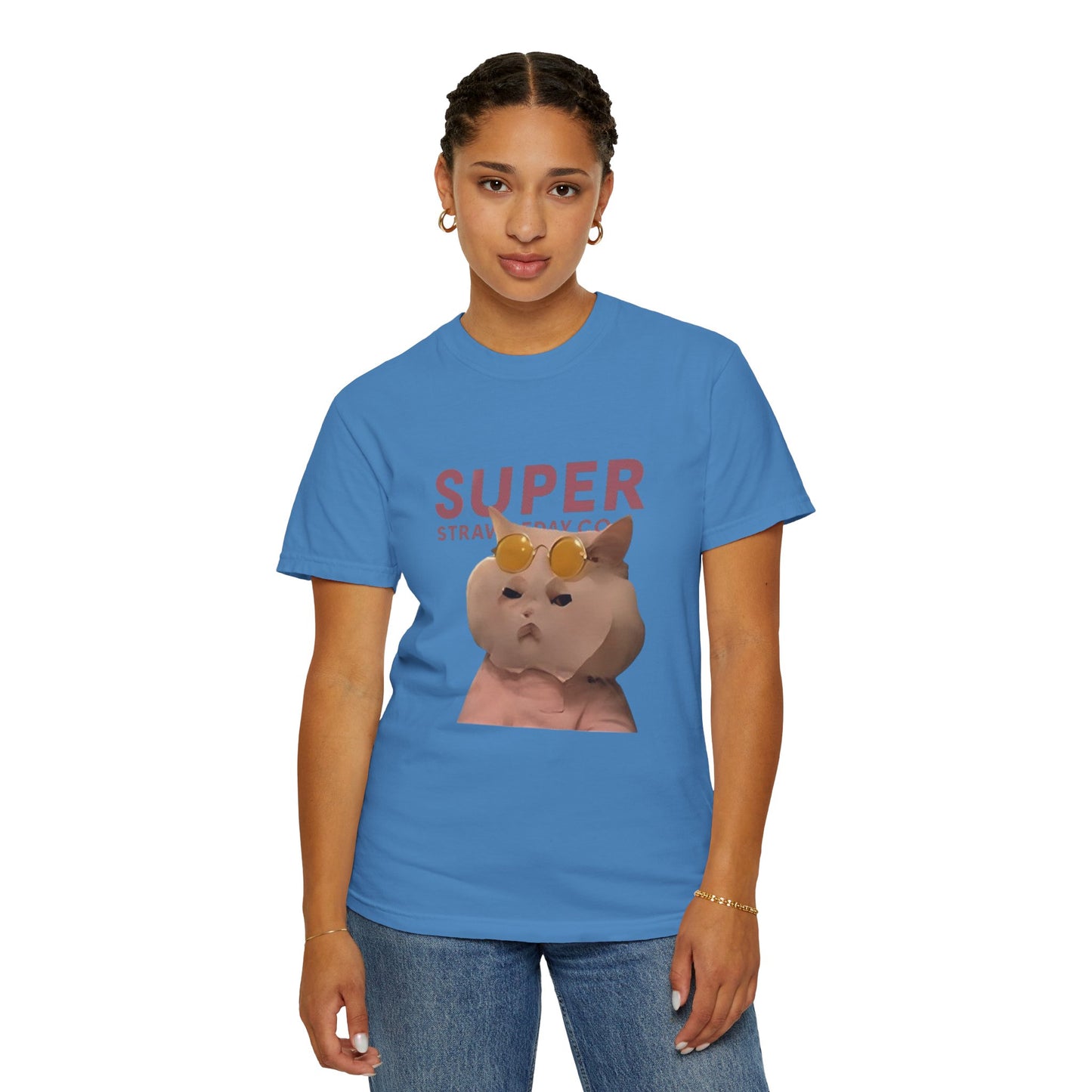 Cartoon Funny Meow Unisex T-Shirt