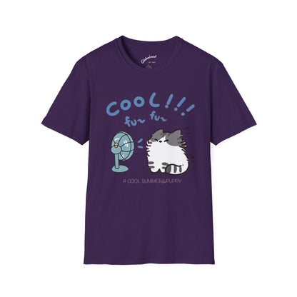 Cartoon Cool Cat Unisex T-Shirt