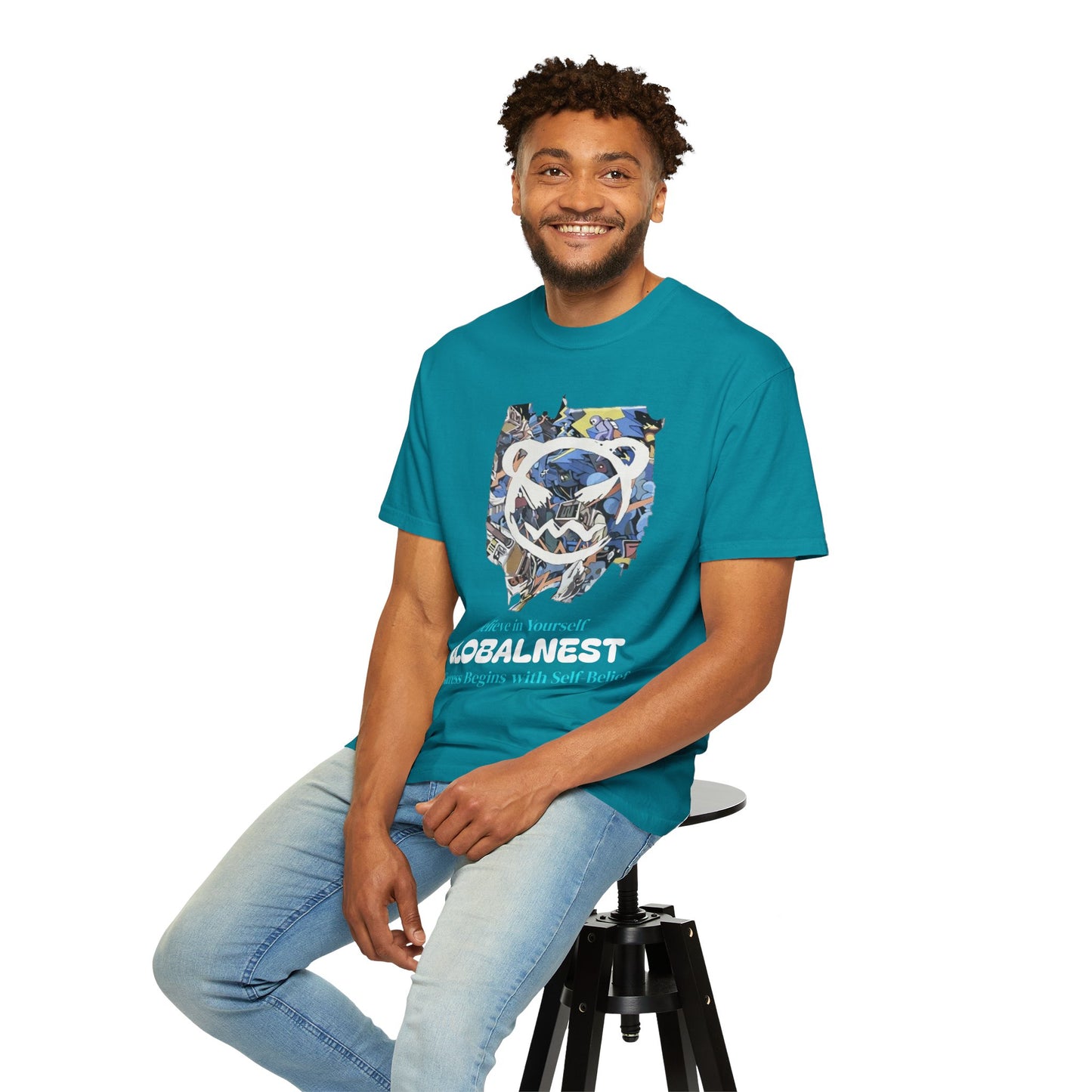 Cartoon Motivational Graphic T-shirt