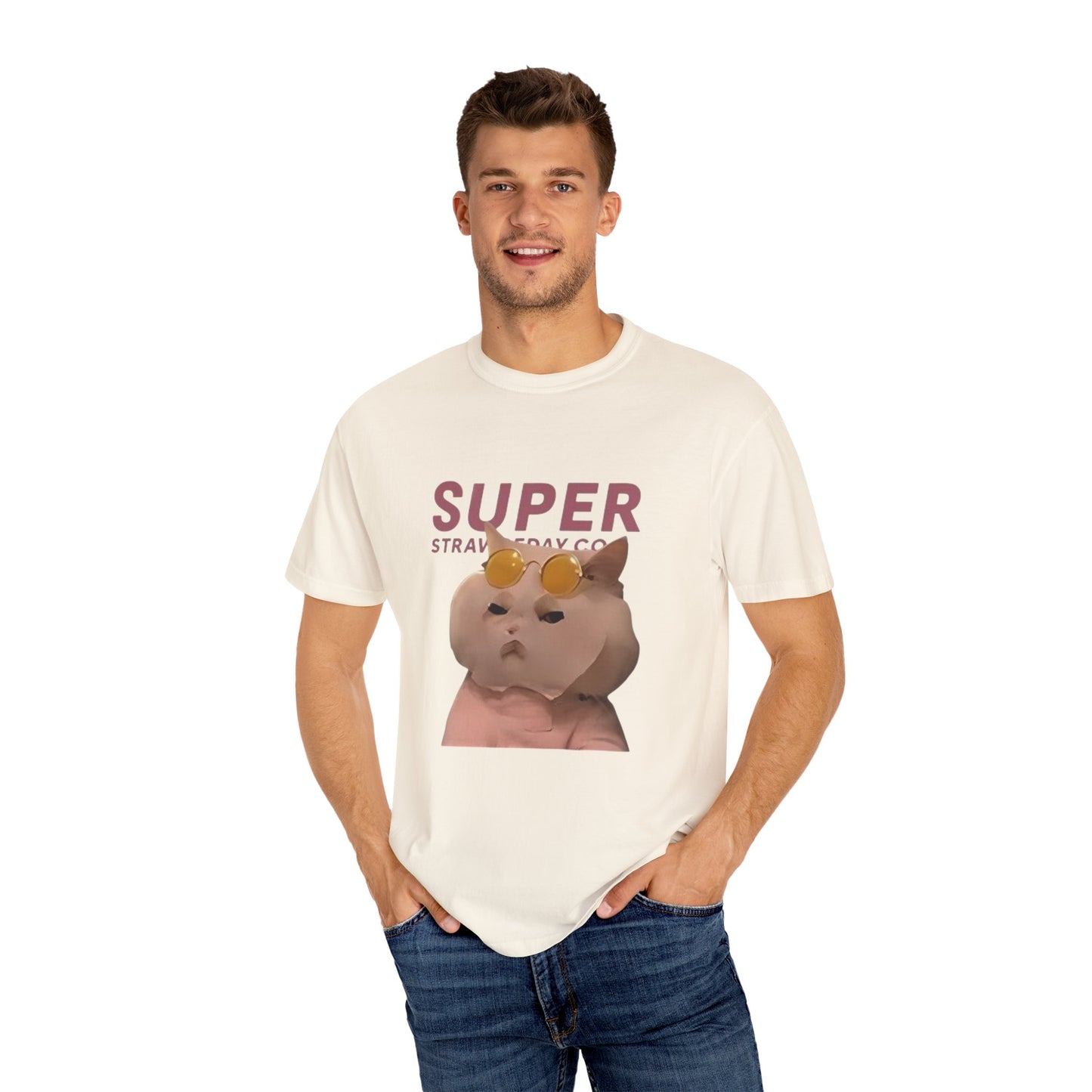 Cartoon Funny Meow Unisex T-Shirt