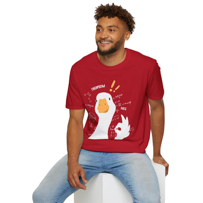 Cartoon Quirky Goose Unisex T-Shirt