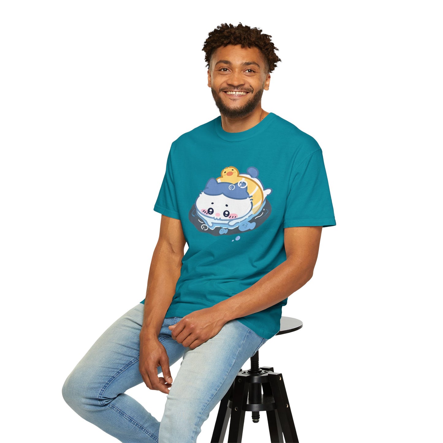 Cartoon Cute Meow Unisex T-Shirt