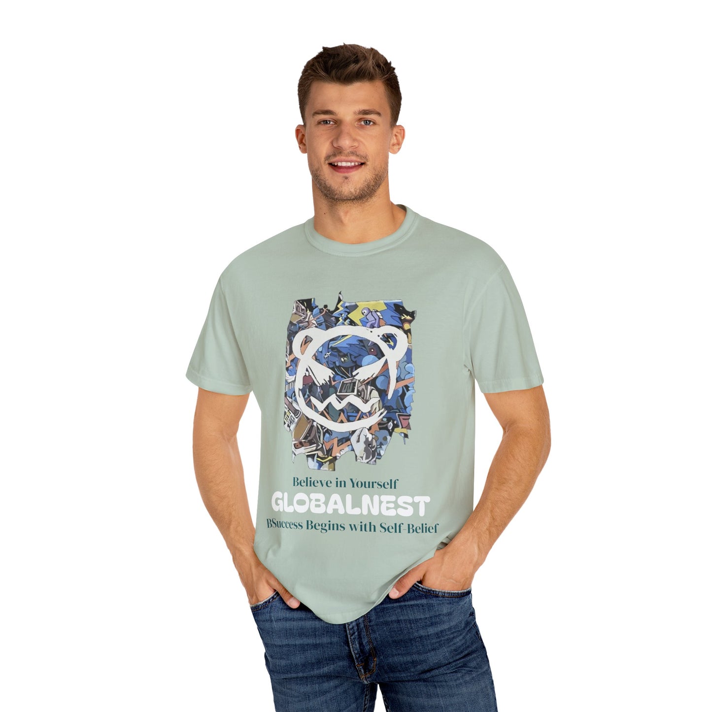 Cartoon Motivational Graphic T-shirt