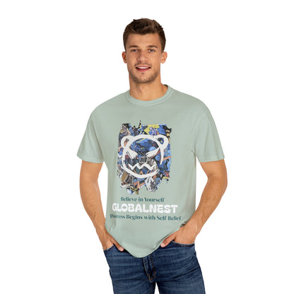 Cartoon Motivational Graphic T-shirt