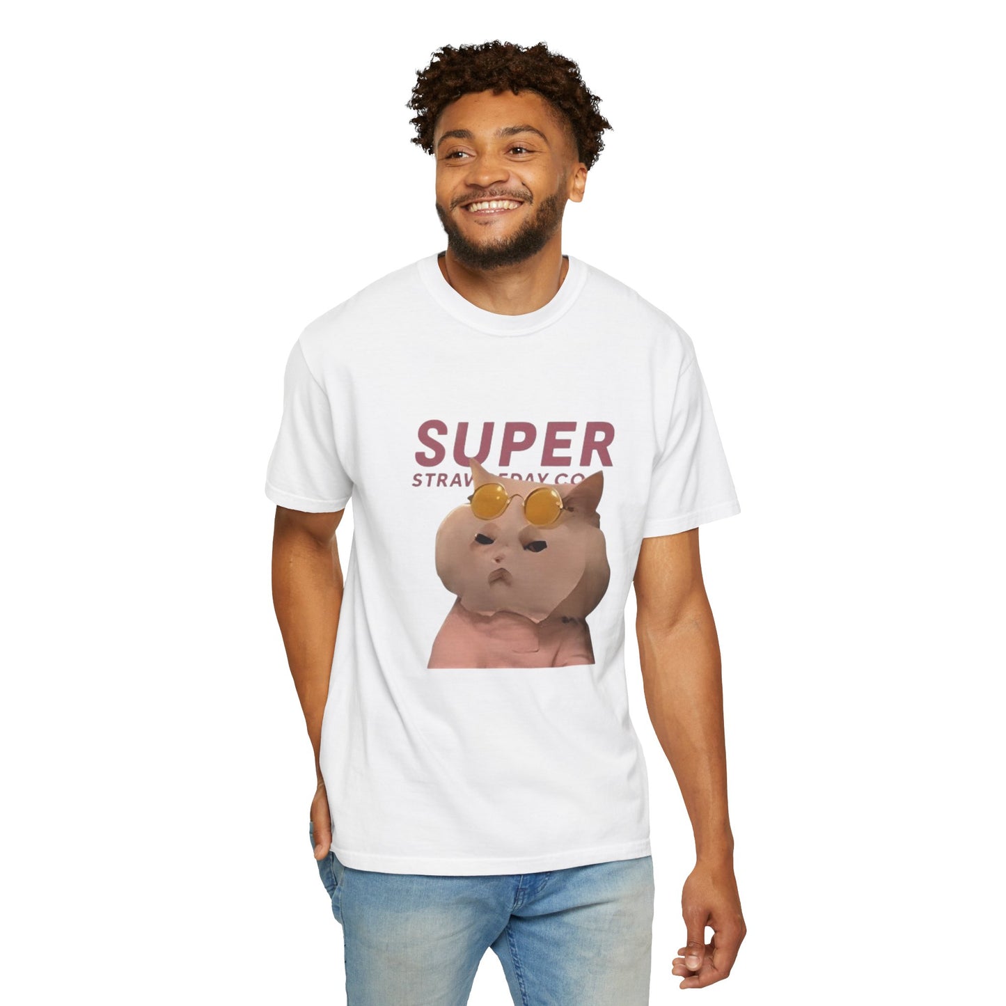 Cartoon Funny Meow Unisex T-Shirt