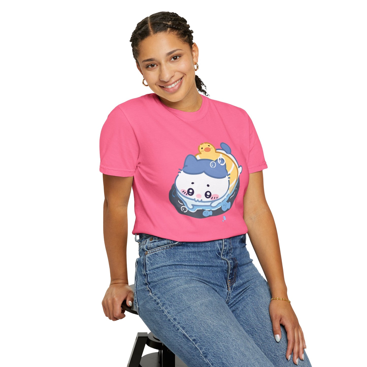 Cartoon Cute Meow Unisex T-Shirt
