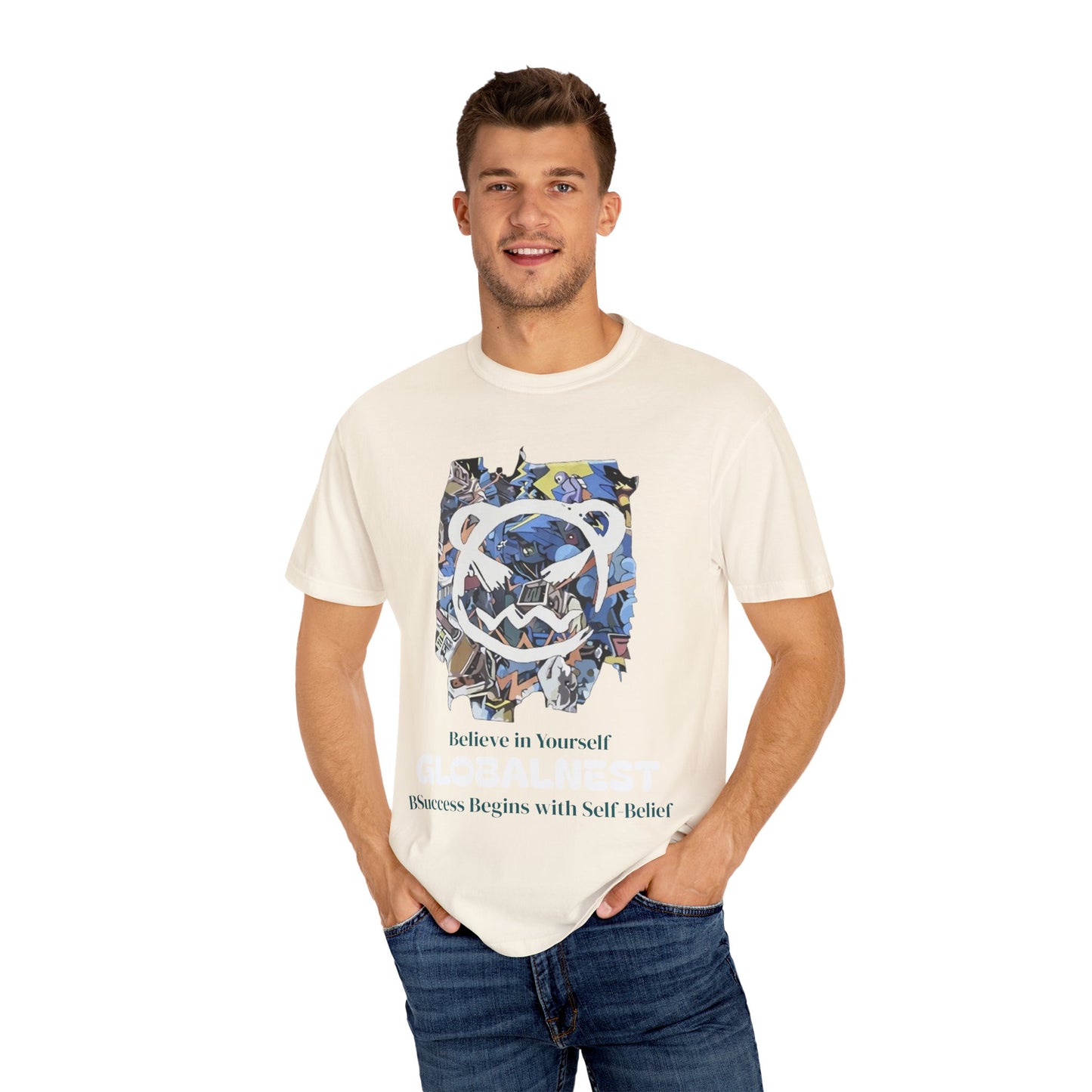 Cartoon Motivational Graphic T-shirt