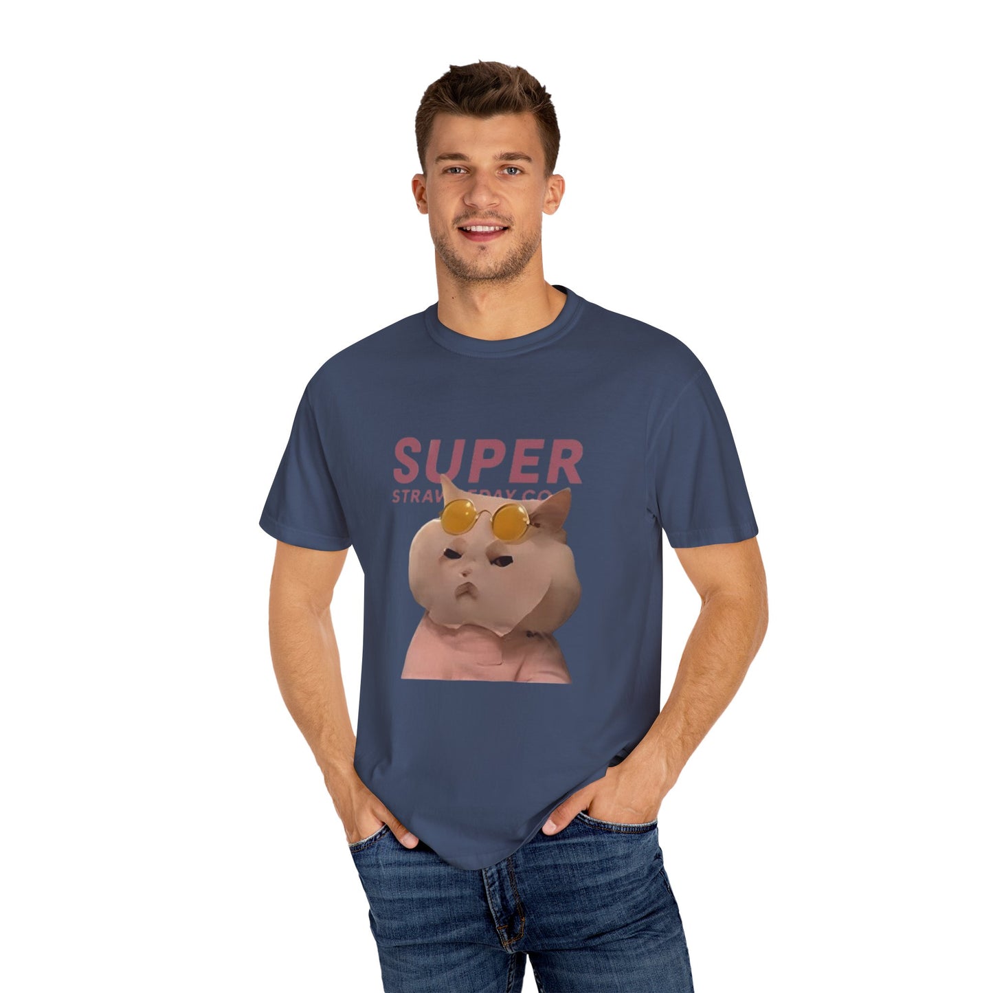 Cartoon Funny Meow Unisex T-Shirt