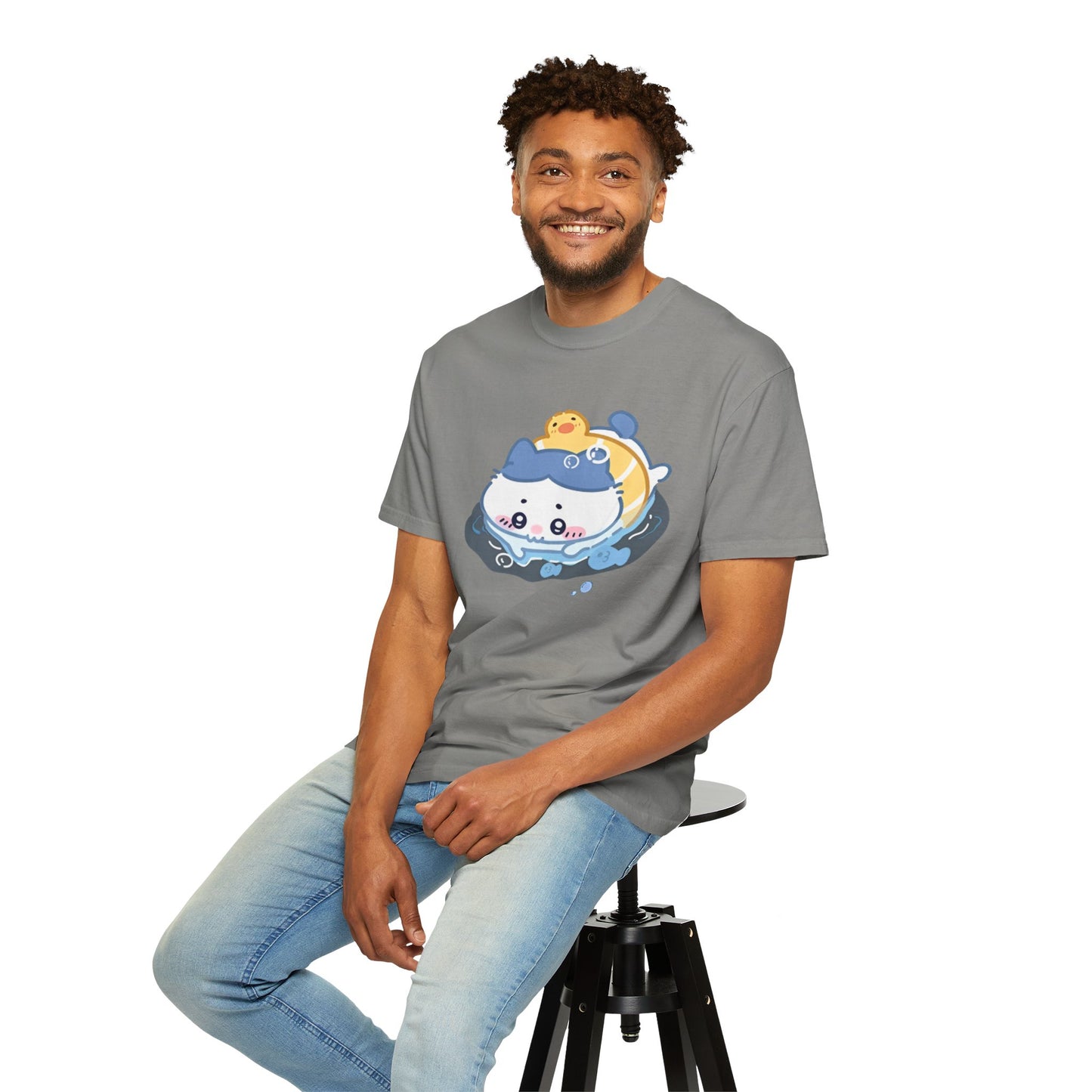 Cartoon Cute Meow Unisex T-Shirt