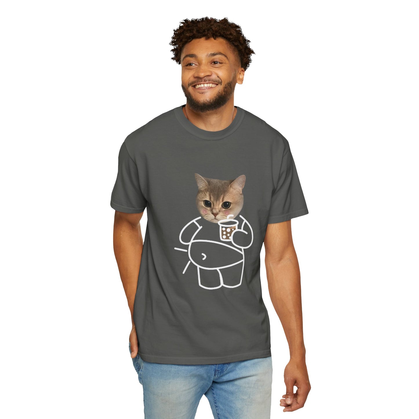 Cartoon Cute Cat Unisex T-Shirt