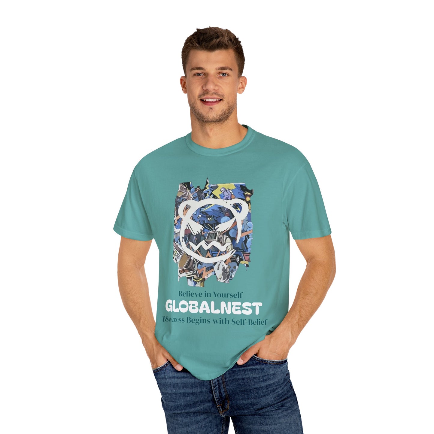 Cartoon Motivational Graphic T-shirt