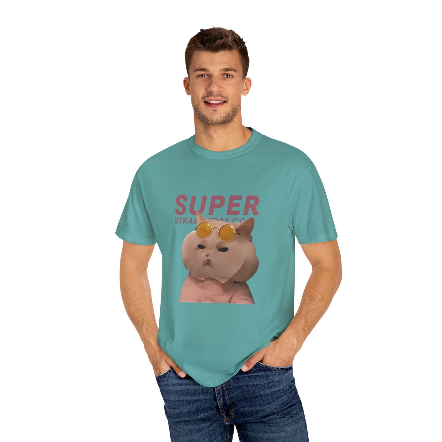 Cartoon Funny Meow Unisex T-Shirt